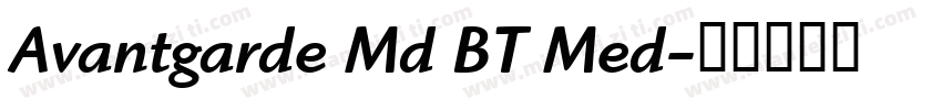 Avantgarde Md BT Med字体转换